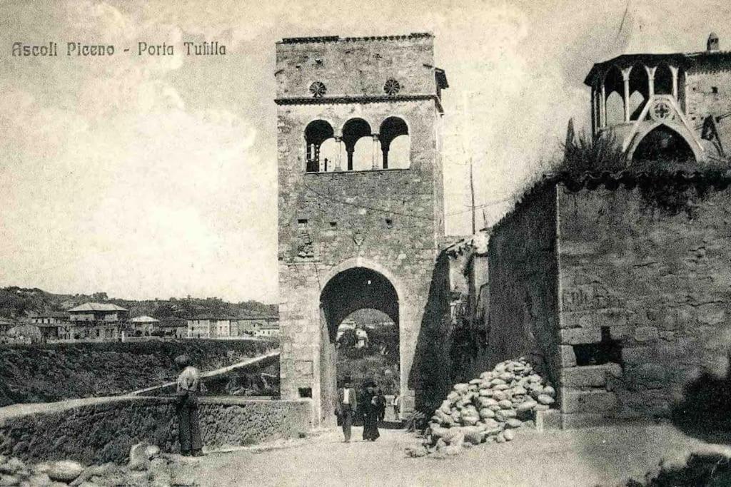 L'Attico Sul Fiume Center Home Ascoli Piceno Exteriör bild